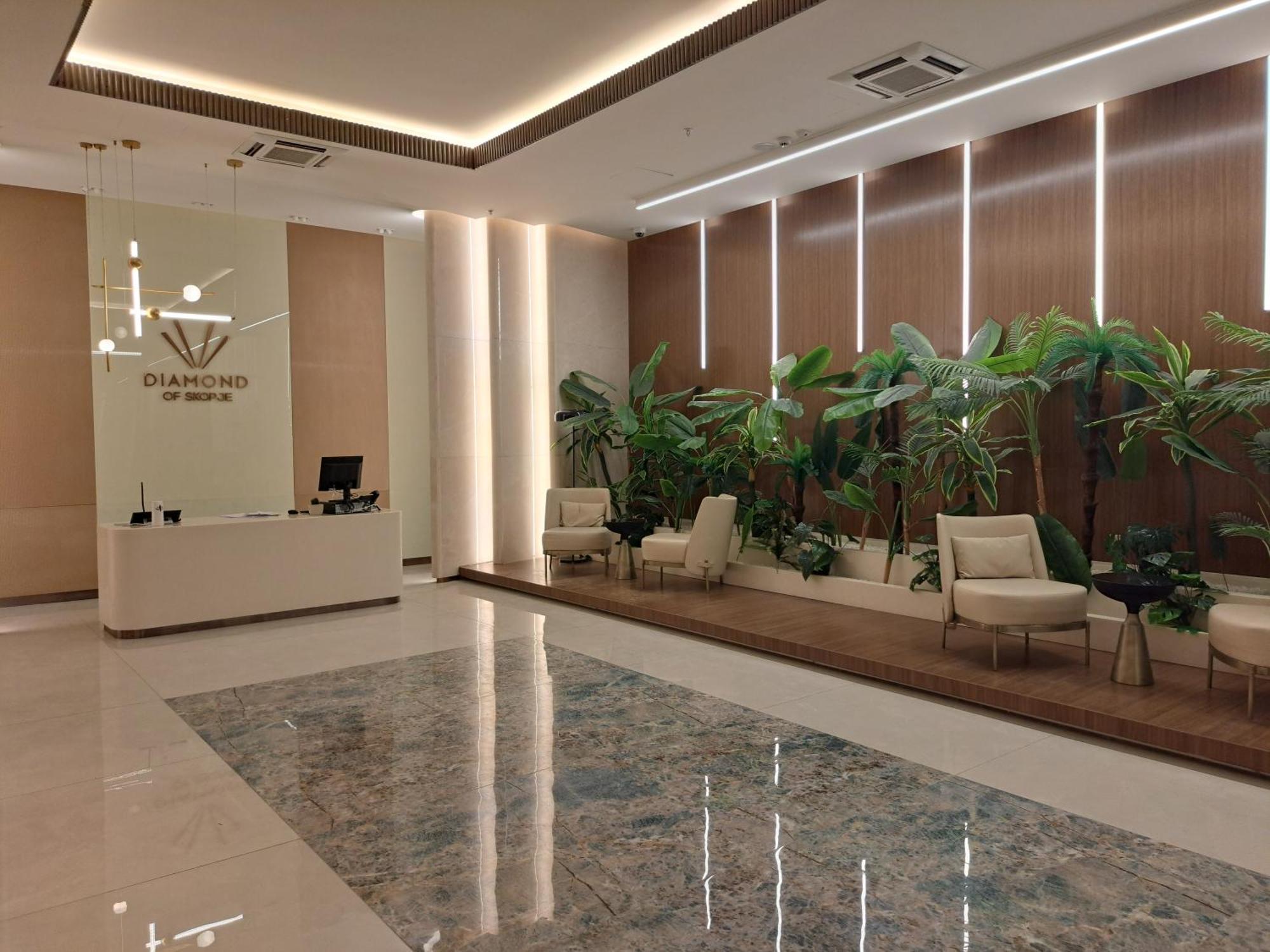 Anika Luxury Apartment At Diamond Center Skopie Exterior foto